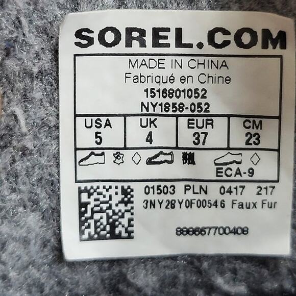 Sorel Classic Carribo winter waterproof boots  Womens size 5 - Picture 6 of 6